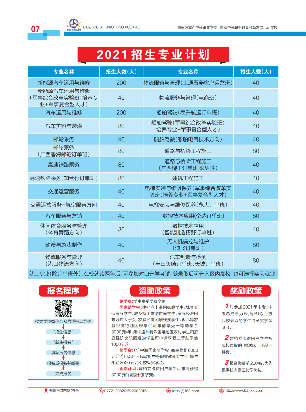 招生計(jì)劃